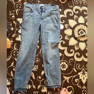 Zara Light Blue Straight Leg Jeans